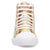 Dingo Womens Knarly Gold Leather Harness Sneakers Shoes