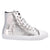 Dingo Womens Knarly Silver Leather Harness Sneakers Shoes