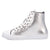Dingo Womens Knarly Silver Leather Harness Sneakers Shoes