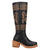 Dingo Womens Avalon Black Leather 16in Vintage Fashion Boots