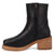 Dingo Womens Roxy Bootie Black Leather 7in Ankle Boots
