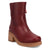Dingo Womens Roxy Bootie Merlot Leather 7in Ankle Boots