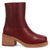 Dingo Womens Roxy Bootie Merlot Leather 7in Ankle Boots