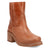 Dingo Womens Roxy Bootie Tan Leather 7in Ankle Boots