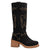 Dingo Womens Troubadour Black Suede 16in Fashion Boots