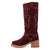 Dingo Womens Troubadour Burgundy Suede 16in Fashion Boots