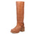 Dingo Womens Casbah Tan Leather 16in Fashion Boots