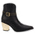Dingo Womens Milan Bootie Black Leather 7in Ankle Boots