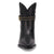 Dingo Womens Milan Bootie Black Leather 7in Ankle Boots