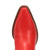 Dingo Womens Milan Bootie Red Leather 7in Ankle Boots