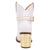 Dingo Womens Milan Bootie White Leather 7in Ankle Boots