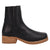 Dingo Mens Banner Black Leather 7in Ankle Boots