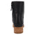Dingo Mens Banner Black Leather 7in Ankle Boots