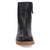 Dingo Mens Banner Black Leather 7in Ankle Boots