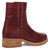 Dingo Mens Banner Wine Leather 7in Ankle Boots