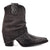 Dingo Womens Denim Dream Bootie Black Leather 7in Ankle Boots