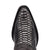 Dingo Womens Denim Dream Bootie Black Leather 7in Ankle Boots