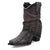 Dingo Womens Denim Dream Bootie Black Leather 7in Ankle Boots