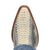 Dingo Womens Denim Dream Bootie Blue Leather 7in Ankle Boots