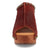 Dingo Womens Echo Wooden Merlot Leather Stud Sandals Shoes
