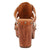 Dingo Womens Chateau Wooden Russet Leather Stud Sandals Shoes