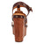 Dingo Womens Cosmo Wooden Brown Leather Stud Sandals Shoes
