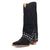 Dingo Womens Howdy Honey Black Suede 11in Cowboy Boots