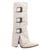 Dingo Womens Buckle Bunny White Suede 16in Cowboy Boots