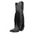 Dingo Womens Show Pony Black Leather 16in Cowboy Boots