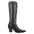 Dingo Womens Diamonds Forever Eagle Black Leather 16in Cowboy Boots