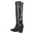 Dingo Womens Diamonds Forever Eagle Black Leather 16in Cowboy Boots