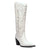 Dingo Womens Diamonds Forever Eagle White Leather 16in Cowboy Boots