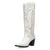 Dingo Womens Diamonds Forever Eagle White Leather 16in Cowboy Boots