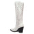 Dingo Womens Diamonds Forever Eagle White Leather 16in Cowboy Boots