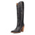 Dingo Womens Rock N Rebel Black Leather 16in Cowboy Boots