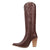 Dingo Womens Rock N Rebel Brown Leather 16in Cowboy Boots