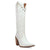 Dingo Womens Rock N Rebel White Leather 16in Cowboy Boots