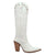 Dingo Womens Rock N Rebel White Leather 16in Cowboy Boots
