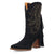 Dingo Womens Star Power Bootie Black Suede 9in Cowboy Boots