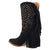 Dingo Womens Star Power Bootie Black Suede 9in Cowboy Boots