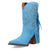 Dingo Womens Star Power Bootie Blue Suede 9in Cowboy Boots