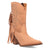 Dingo Womens Star Power Bootie Peach Suede 9in Cowboy Boots