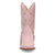 Dingo Womens Star Power Bootie Pink Suede 9in Cowboy Boots