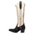 Dingo Womens Take No Bull Black Calf Leather 16in Cowboy Boots