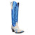 Dingo Womens Take No Bull Blue Calf Leather 16in Cowboy Boots