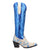 Dingo Womens Take No Bull Blue Calf Leather 16in Cowboy Boots