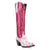 Dingo Womens Take No Bull Fuchsia Calf Leather 16in Cowboy Boots