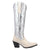 Dingo Womens Take No Bull White Calf Leather 16in Cowboy Boots