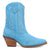 Dingo Womens Tiny Pony Bootie Blue Suede 8in Fashion Boots
