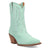 Dingo Womens Tiny Pony Bootie Mint Suede 8in Fashion Boots